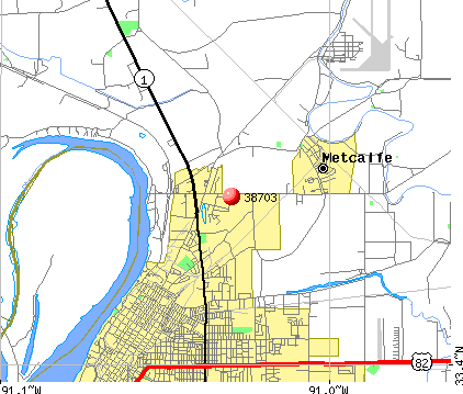 Greenville, MS (38703) map