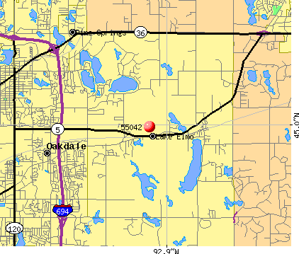 Lake Elmo, MN (55042) map