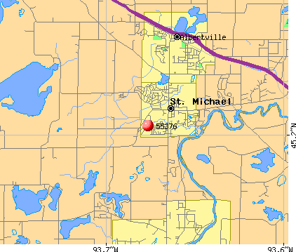 St. Michael, MN (55376) map
