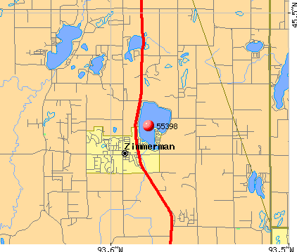 Zimmerman, MN (55398) map