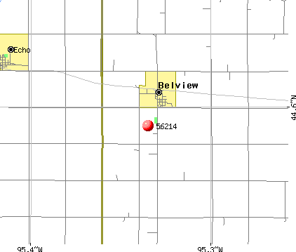 Belview, MN (56214) map