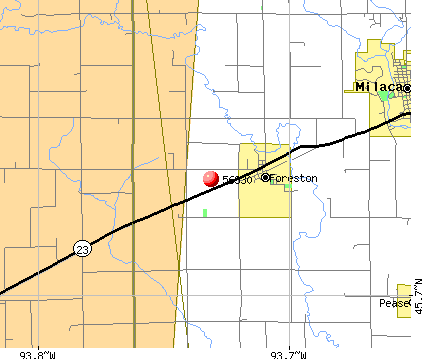 Foreston, MN (56330) map