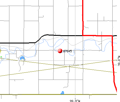 Lenora, KS (67645) map