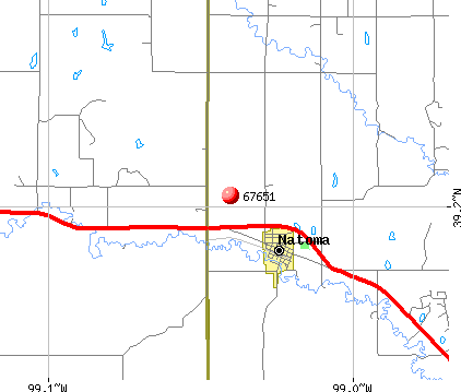 Natoma, KS (67651) map